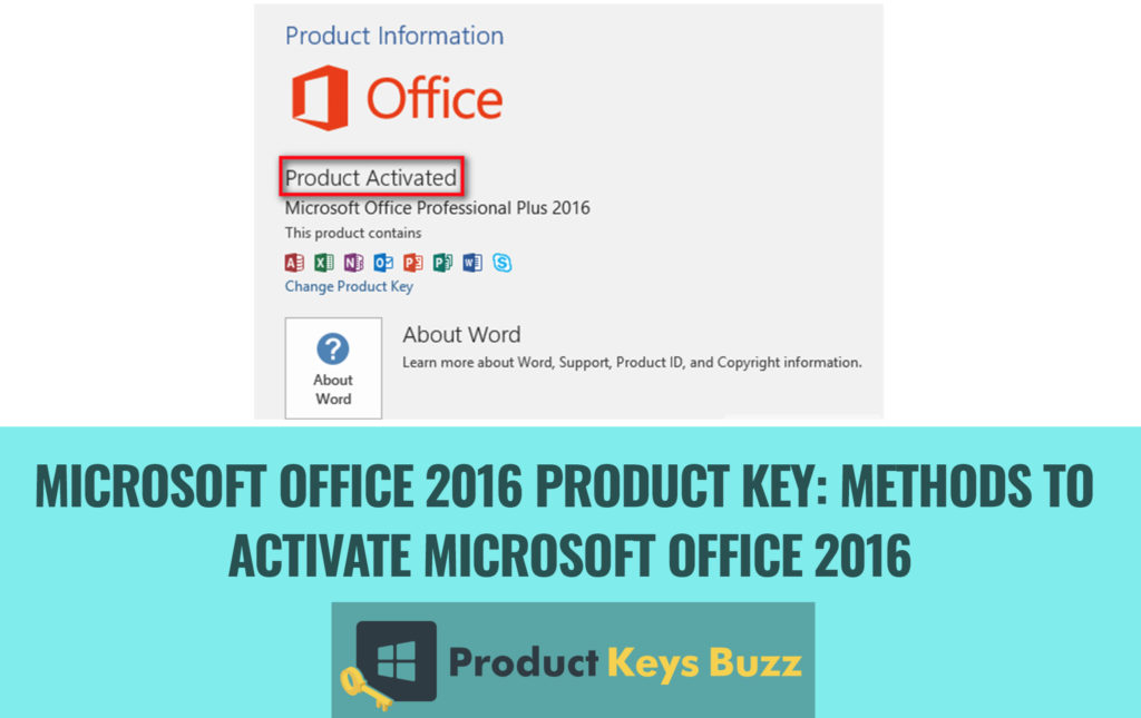 activate microsoft office product key
